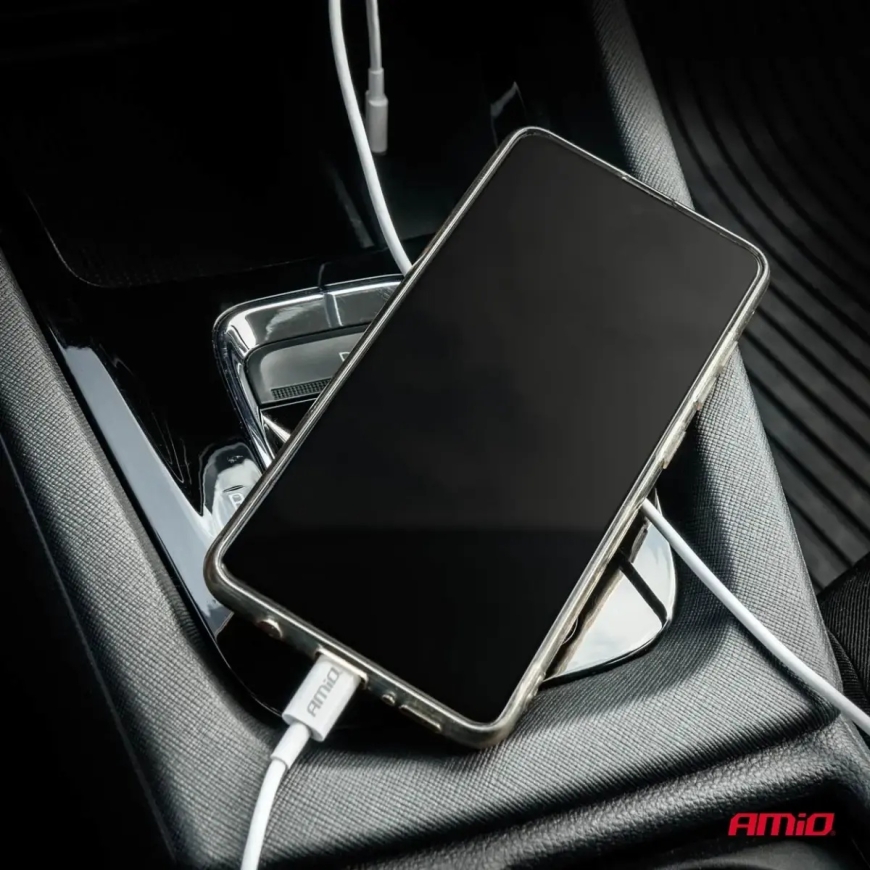 AMiO AMIO-03896 andmeedastus- ja laadimiskaabel | USB-C kuni USB-C | 60W | 1m – 3