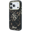 Guess IML 4G Script Metal telefono dėklas iPhone 17 Pro Max | iPhone 18 Pro Max juodas rudas Guess IML 4G Script Metal telefono dėklas iPhone 17 Pro Max | iPhone 18 Pro Max juodas rudas