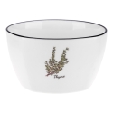 Porcelain bowl, 350 ml, Thyme, 11.5 x 11.5 x 6.5, 81474, RAVI De Porcelain bowl, 350 ml, Thyme, 11.5 x 11.5 x 6.5, 81474, RAVI De