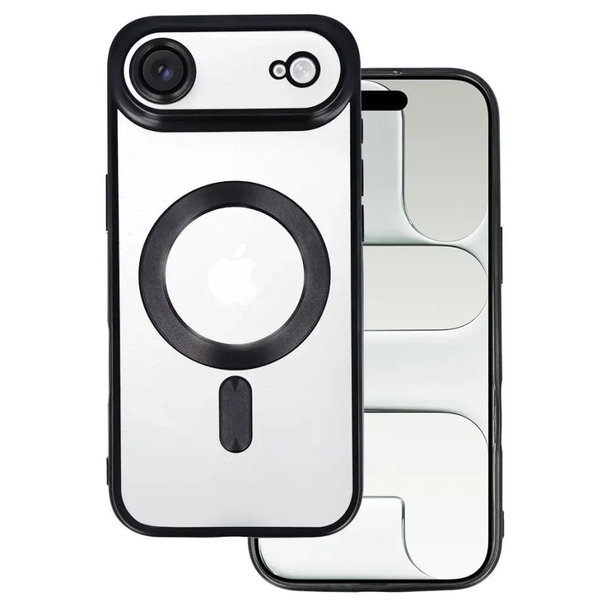 Metallic telefoni ümbris MagSafe toega iPhone 17 Air must