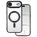 Metallic phone case with MagSafe support for iPhone 17 Air black Metallic phone case with MagSafe support for iPhone 17 Air black