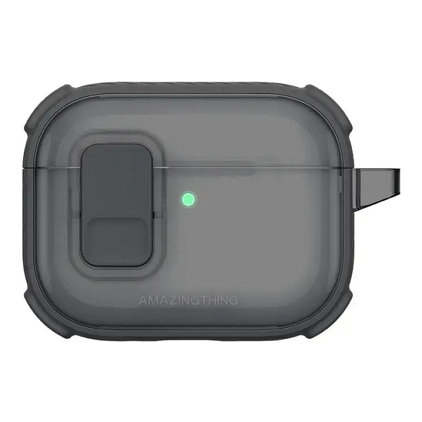 AmazingThing Titan Pro Mag Case Clear AirPods Pro 3 - Juodas
