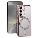 Bling чехол с поддержкой MagSafe для телефона Samsung Galaxy S26 (S942) розовый Bling чехол с поддержкой MagSafe для телефона Samsung Galaxy S26 (S942) розовый