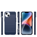Hiilikuitupuhelinsuojus iPhone 14 Plus:lle sininen Hiilikuitupuhelinsuojus iPhone 14 Plus:lle sininen