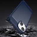 Carbon phone case for iPhone 14 Plus blue Carbon phone case for iPhone 14 Plus blue