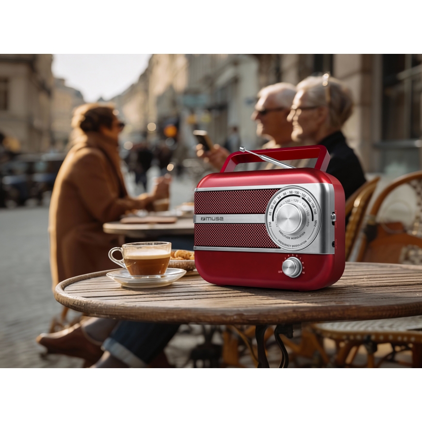 Kaasaskantav raadio, 2 sagedusala, M 056 RED, MUSE – 2