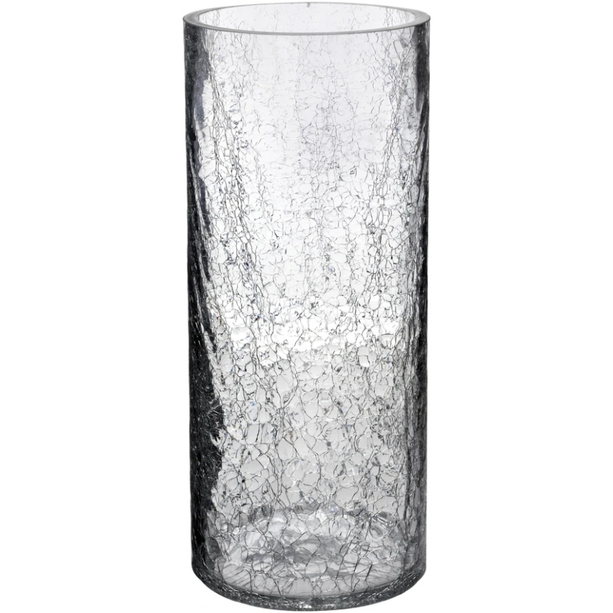 Mondex Since 1986 SERENITE Vaza cilindras 15x15x35cm įtrūkęs stiklas