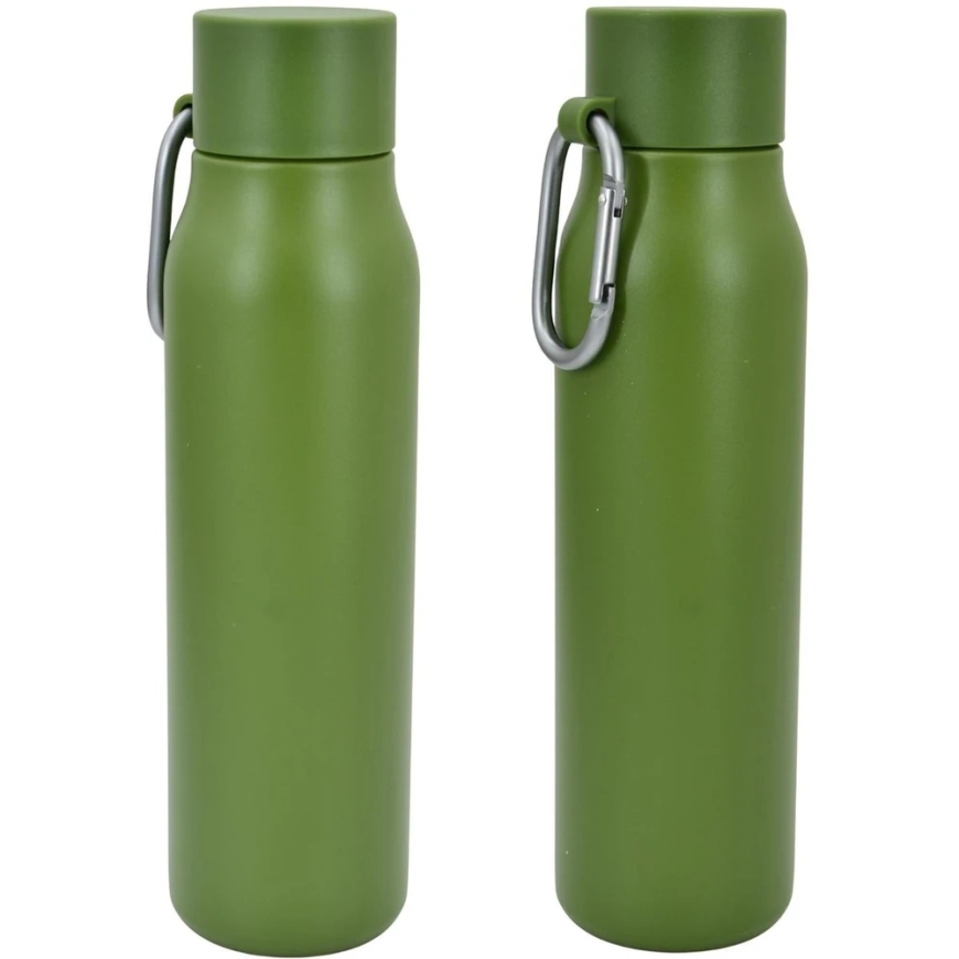 Roly Termos 550 ml karabiiniga, roheline, STAMINA – 3