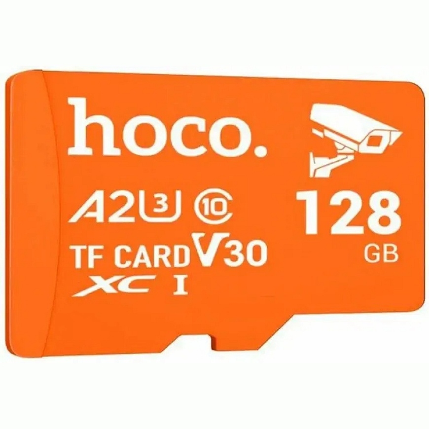 Muistikortti microSD 128GB luokka 10 UH-1 U3 V30 A2 Hoco oranssi – 2