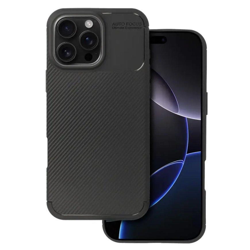 Tel Protect Carbon Elite telefoni ümbris iPhone 16 Pro Max must