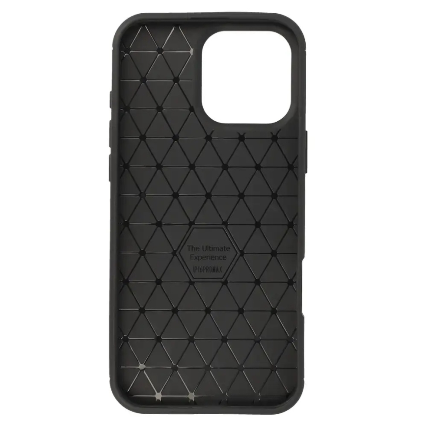 Tel Protect Carbon Elite -puhelinsuojus iPhone 16 Pro Max:lle musta – 3