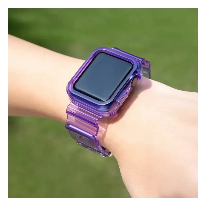Silikona viedpulksteņa siksniņa priekš Apple Watch (42 mm) | silikons | violeta – 3