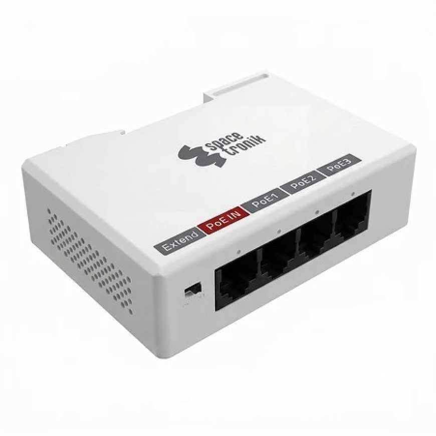 Spacetronik Ethernet PoE pikendaja 3x SP-EPOEF32