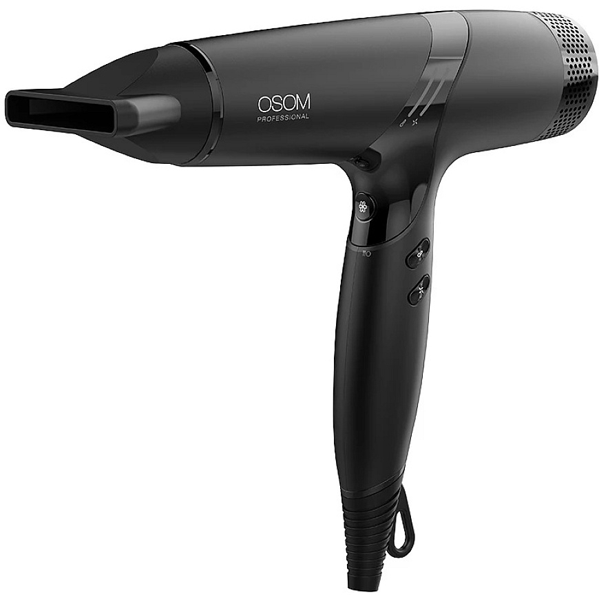 OSOM Professional ECHO BLDC Hiustenkuivain OSOMPECHO, 2000-2400 W, musta – 3