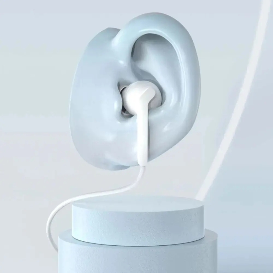 Dudao X3 johdolliset USB-C -sisäkorvakuulokkeet - valkoinen – 3