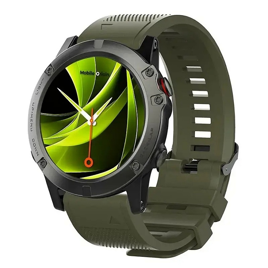 Mobile Origin Easy Strap Quick Fit Garmin ES1, 26mm Tamsiai Žalia – 5