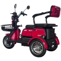 Beaster Elektrinis triratis motoroleris, BSKENDO1A, raudonas, surinktas, 500 W Beaster Elektrinis triratis motoroleris, BSKENDO1A, raudonas, surinktas, 500 W