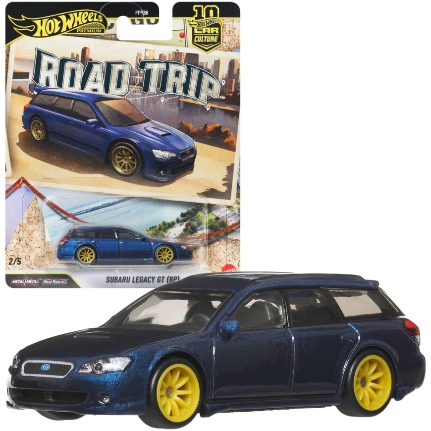 Mattel Hot Wheels Premium Autokulttuuri Legendaariset Autot Subaru Legacy GT (BP)