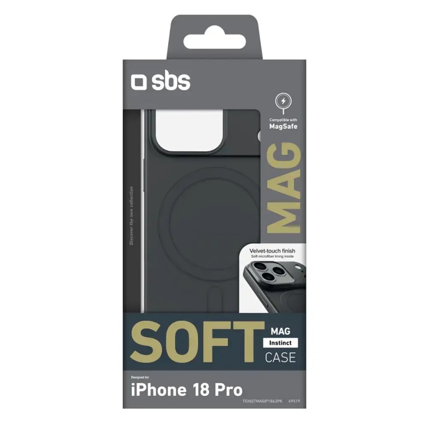 SBS Instinct Mag чехол с поддержкой MagSafe для телефона iPhone 18 Pro | iPhone 17 Pro чёрный – 2