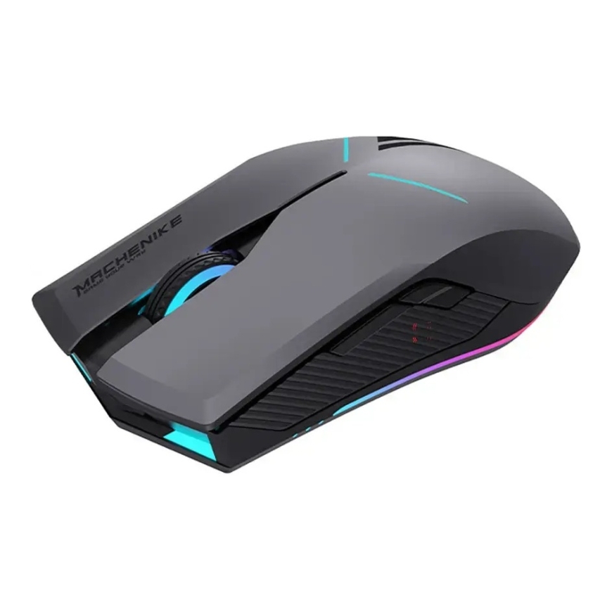 Machenike M721 belaidė žaidimų pelė 10000 DPI su RGB apšvietimu - Juoda – 4