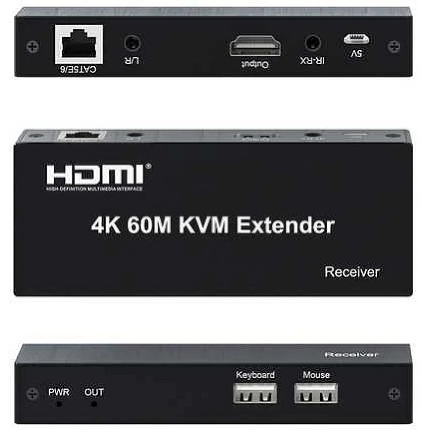 HDMI LAN-adapter Spacetronik SPH-HLC11 KVM – 2