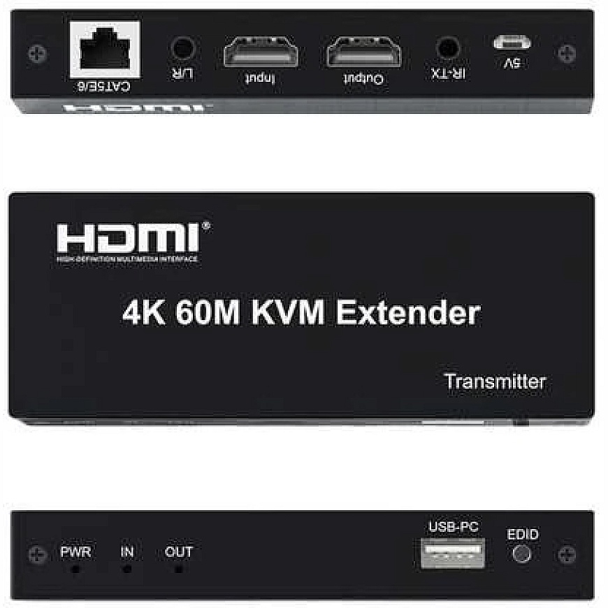 HDMI в LAN адаптер Spacetronik SPH-HLC11 KVM – 3