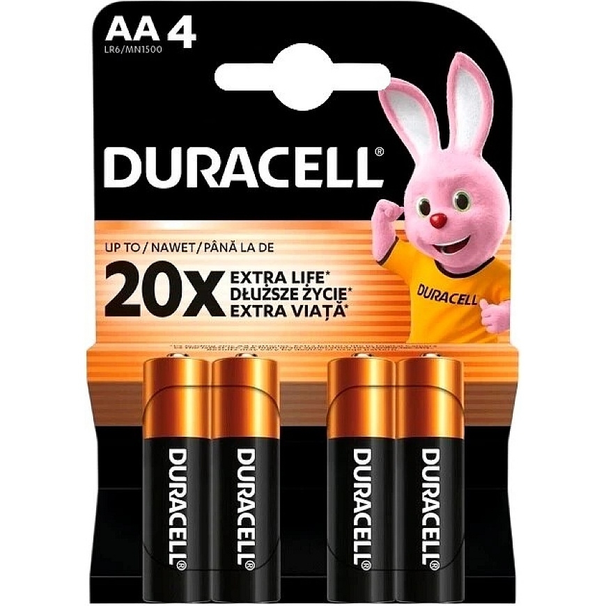Набор батарей - Duracell 96 x AA 4шт + 48 x AAA 4шт