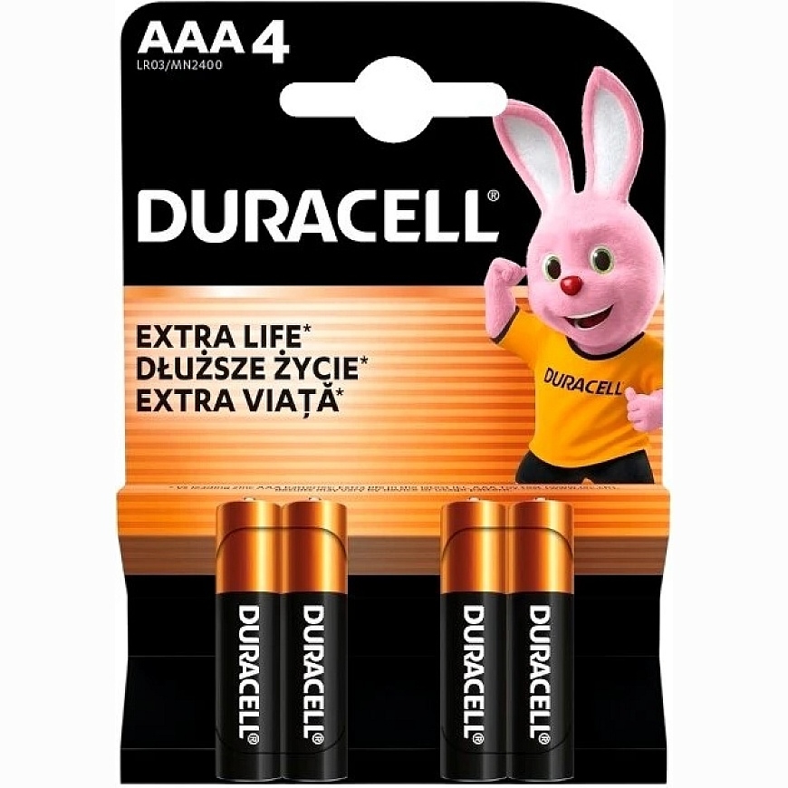 Akkusetti - Duracell 96 x AA 4kpl + 48 x AAA 4kpl – 3
