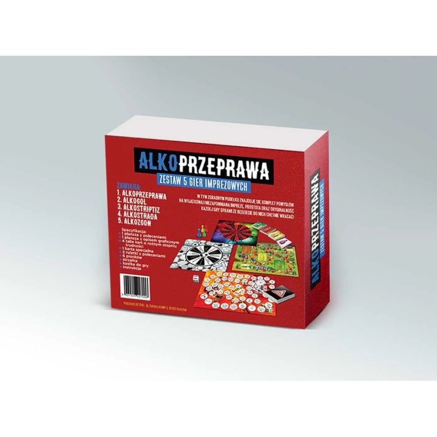 "Grammi Gry-alkopāreja 5in1" – piecu ballīšu spēļu komplekts – 2