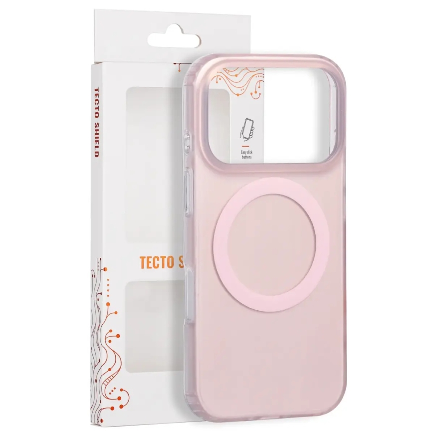 Tecto Shield Mistiq Mag korpuss iPhone 17 Pro 6,3" / 18 Pro 6,3" rozā