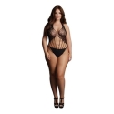 Lace Strap Bear - Plus Size Lace Strap Bear - Plus Size