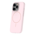 Silicone Thin telefoni ümbris MagSafe toega iPhone 13 roosa