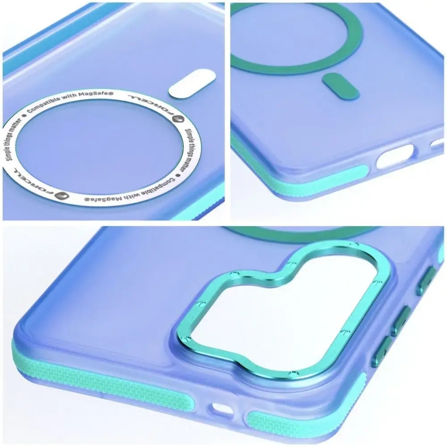 Case for Samsung S26 FE Forcell F-Protect Vivid Premium compatible with MagSafe blue – 2