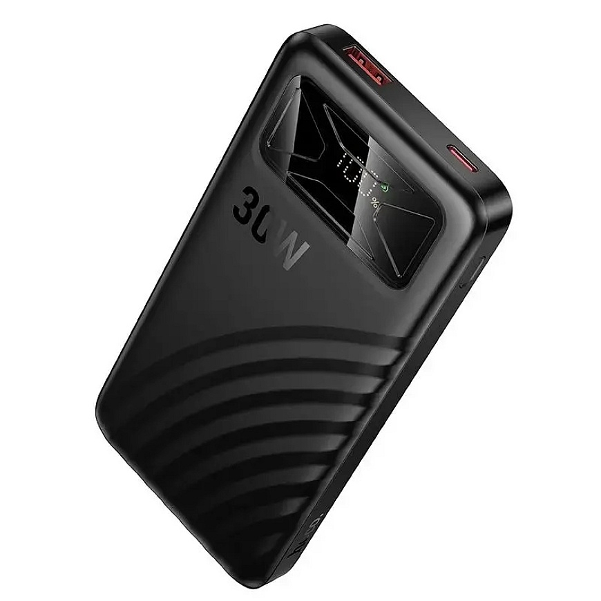 Powerbank 10000 mAh QC PD 30W 3A Hoco Q42 juodas