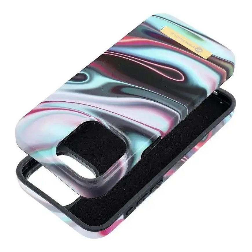 Forcell F-Protect Mirage maciņš ar MagSafe atbalstu telefonam iPhone 15 Pro Max daudzkrāsains
