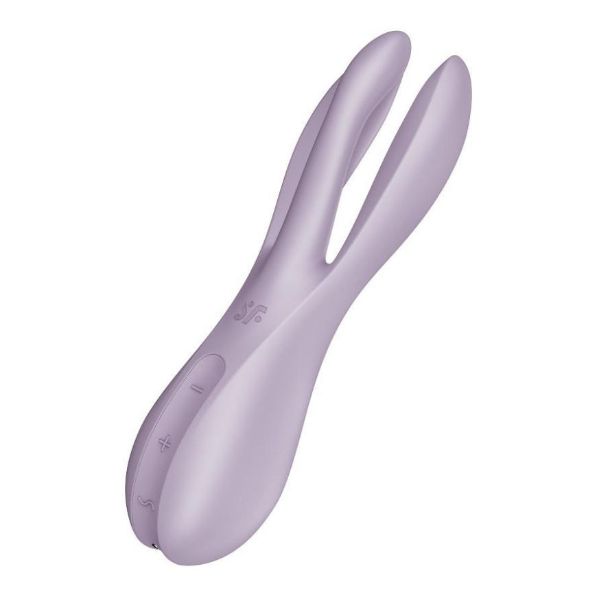 Satisfyer Trīs Violetas Krāsas Vibrators