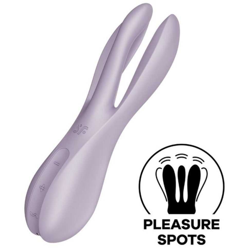 Satisfyer Kolme Violetin Värisiä Vibraattoria – 3