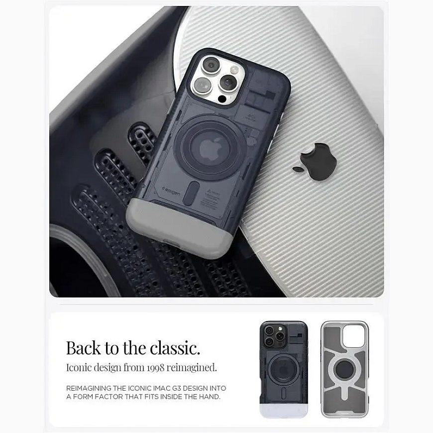 Spigen Classic C1 MagSafe, grafiit - iPhone 16 Pro – 2
