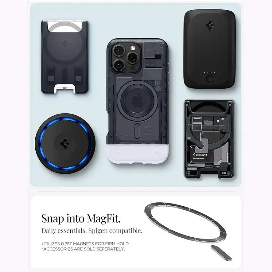 Spigen Classic C1 MagSafe, grafiitti - iPhone 16 Pro – 4