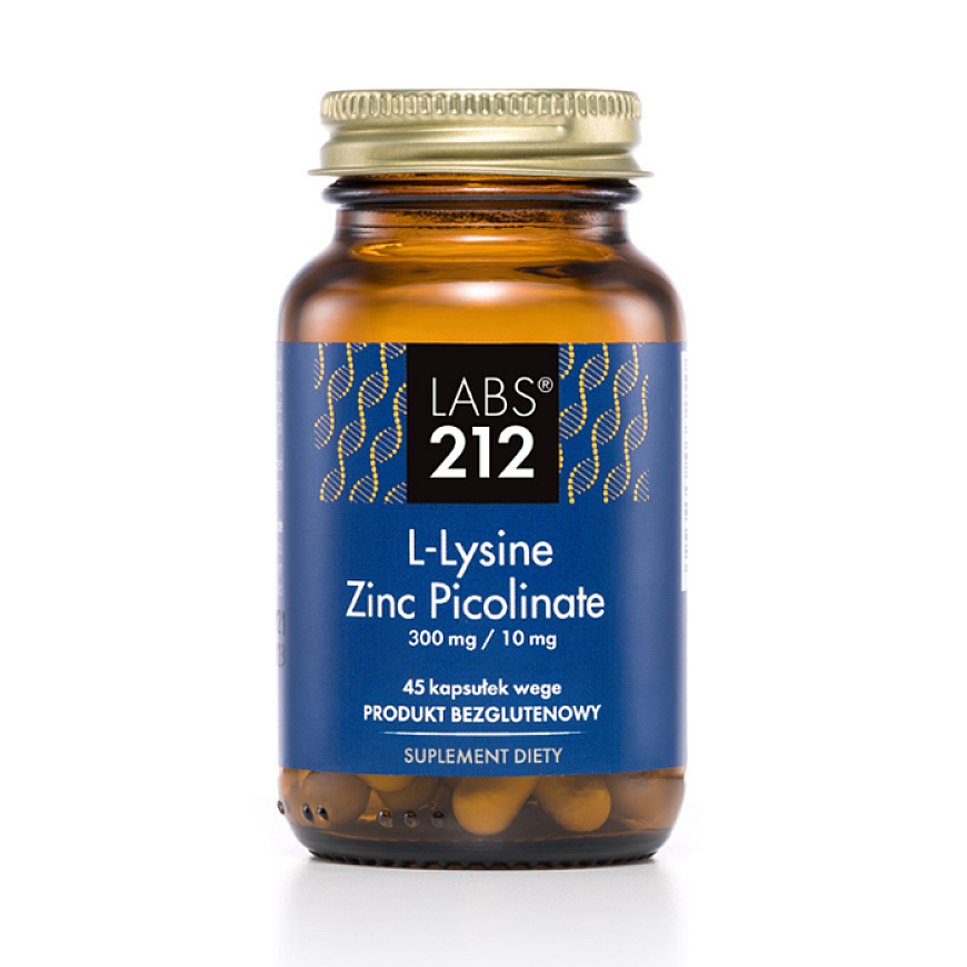 Labs212 L-lizinocinko pikolinato dietary supplement 45 capsules