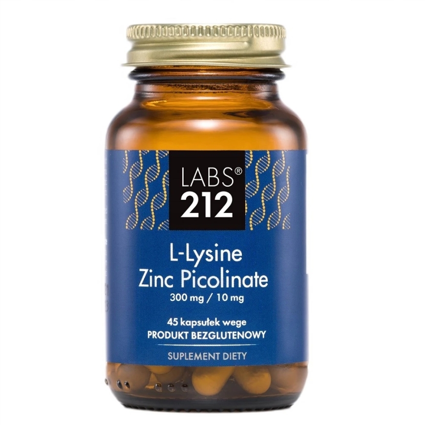 Labs212 L-lüsin-tsinkpikolinato toidulisand 45 kapslit – 2