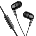 Vadu austiņi USB C Hoco M97 melni Vadu austiņi USB C Hoco M97 melni
