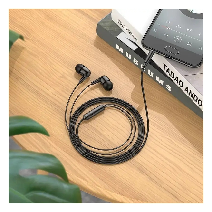 Juhtmeühendusega kõrvaklapid USB C Hoco M97 must – 4