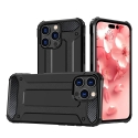 Hybrid Armor maciņš telefonam iPhone 16 Pro melns Hybrid Armor maciņš telefonam iPhone 16 Pro melns