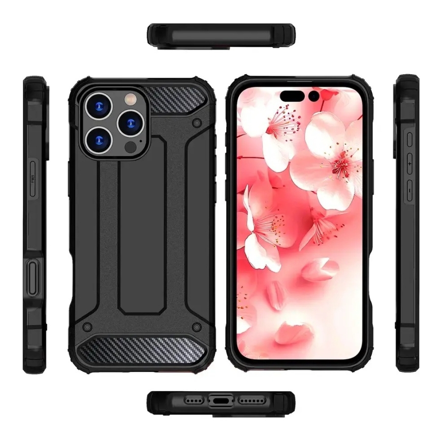 Hybrid Armor чехол для телефона iPhone 16 Pro чёрный – 5