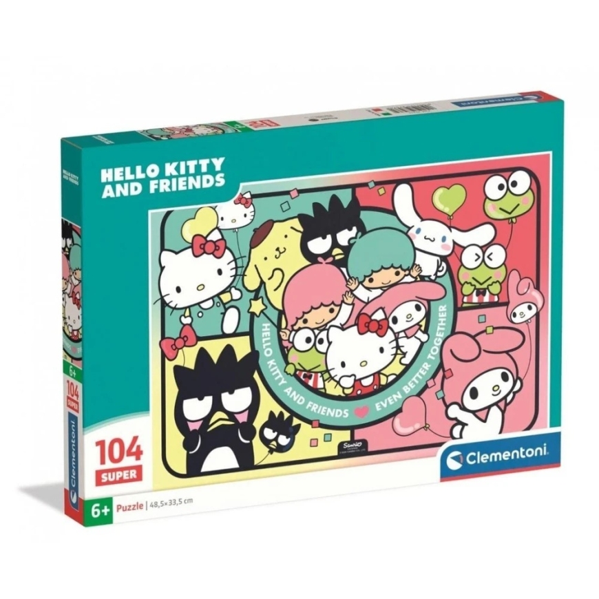 Clementoni CLE puzle 104 Super Hello Kitty 27576 – 2