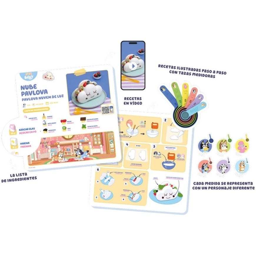 Измерительные чашки Bluey Chefclub – 3