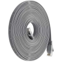 Spacetronik RJ45 CAT 6a U/UTP AWG32 flat gray cable 15 m Spacetronik RJ45 CAT 6a U/UTP AWG32 flat gray cable 15 m