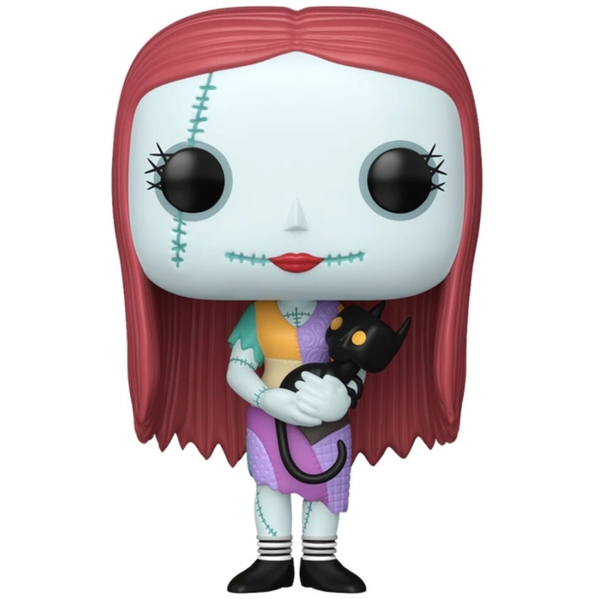 FUNKO POP! Виниловая фигурка: Корпорация монстров - Салли с кошкой, ~9 см – 2