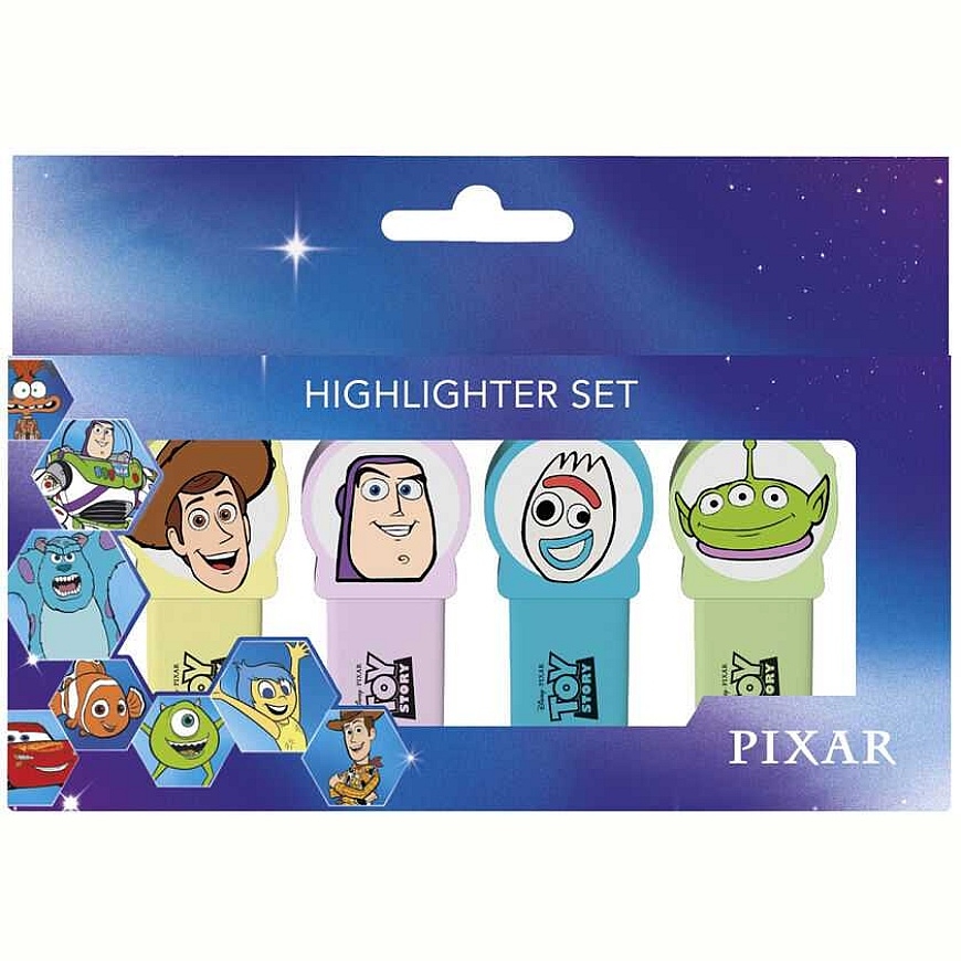 ERIK Disney Pixar Toy Story set of 4 highlighters with topper – 2